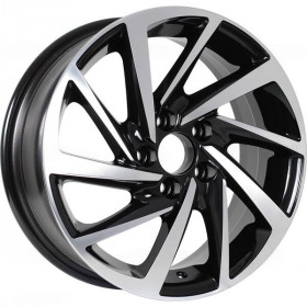 KDW KD1530 Black Front Polished