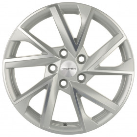 Khomen Wheels KHW1714 F-Silver-FP